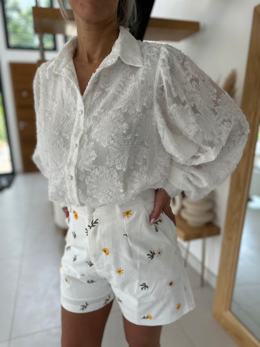 Short blanc Verano