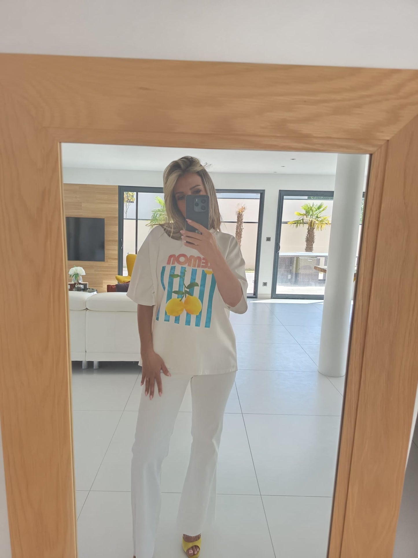 T-shirt citron