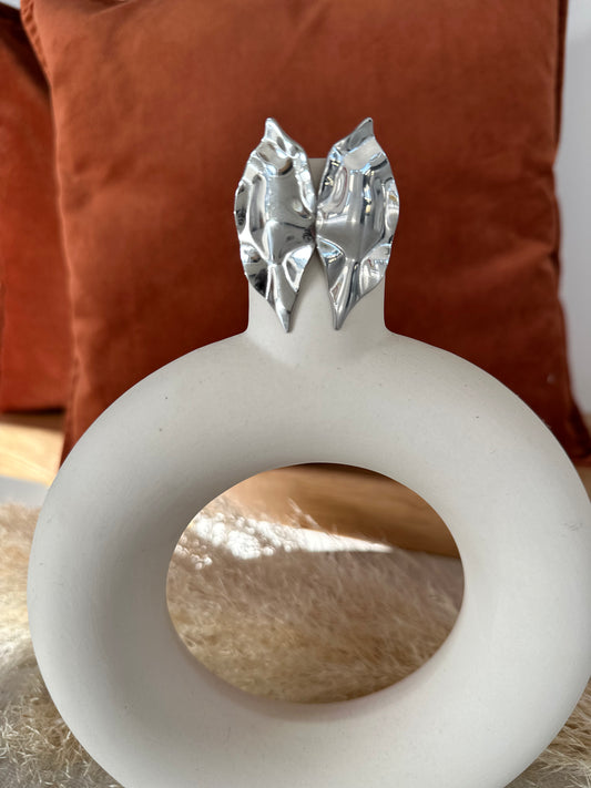 Boucles d’oreilles Lisandre couleur argent